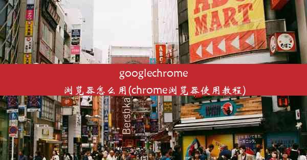 googlechrome浏览器怎么用(chrome浏览器使用教程)