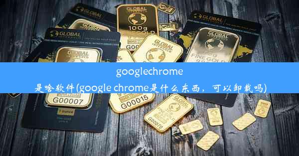 googlechrome是啥软件(google chrome是什么东西，可以卸载吗)