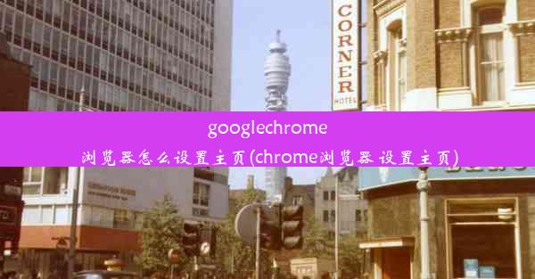 googlechrome浏览器怎么设置主页(chrome浏览器 设置主页)