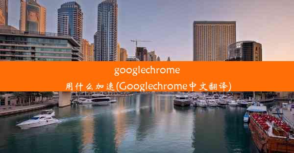 googlechrome用什么加速(Googlechrome中文翻译)